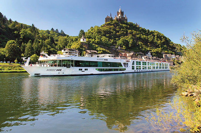 Scenic Jade cruising in Germany 