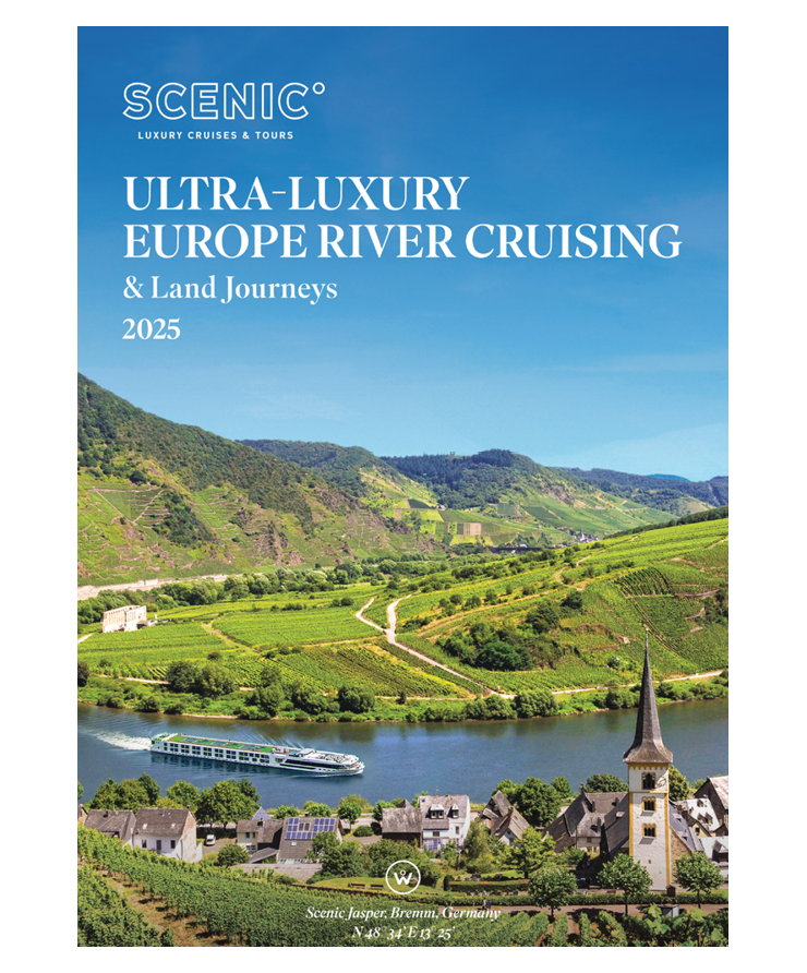 Scenic Europe River Cruising 2025 Brochure Cover