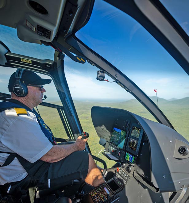 Scenic Eclipse II helicopter in Cape York, Australia