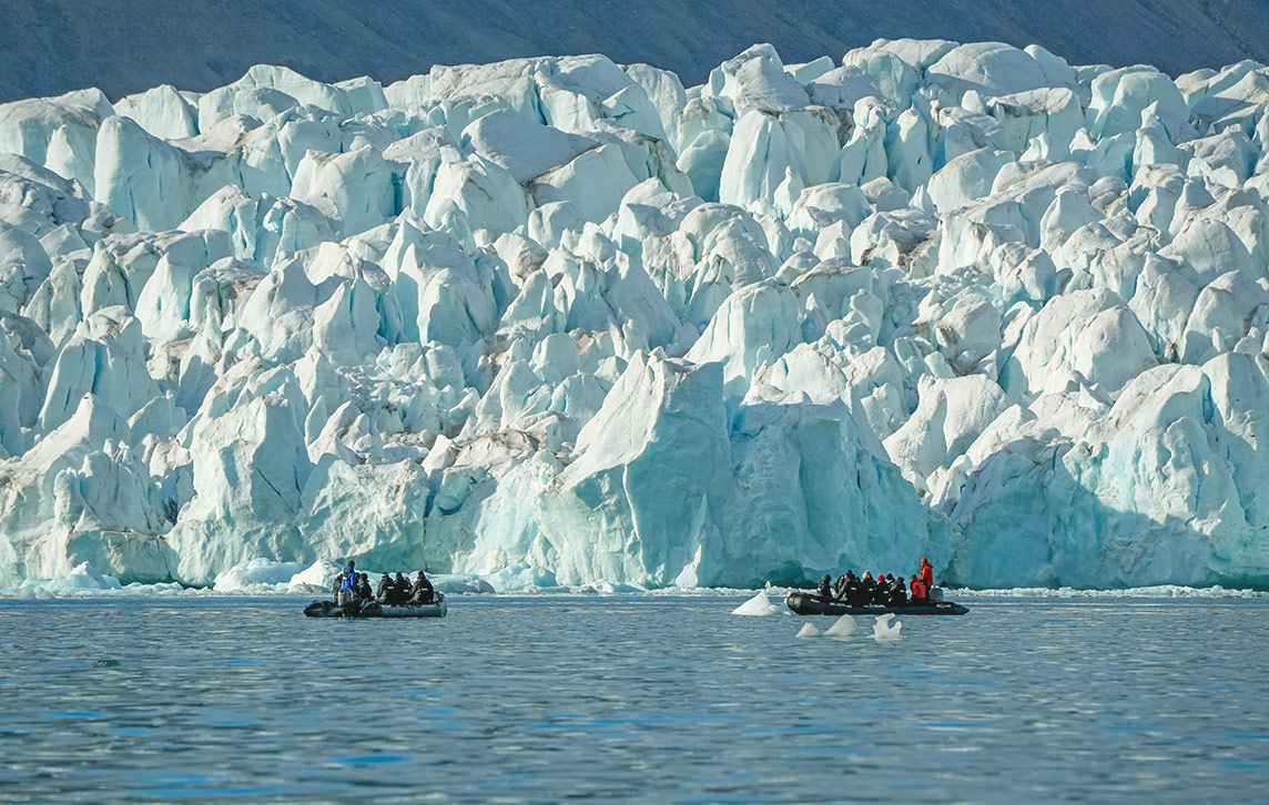 Zodiac expedition in the Arctic