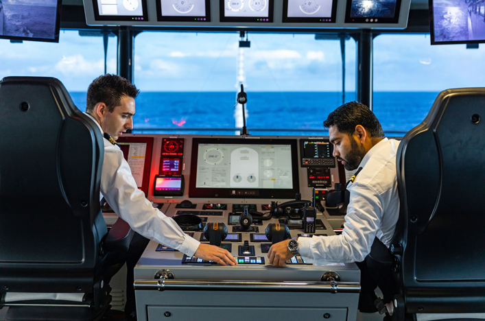 Hand controlling operating system on Scenic Eclipse II