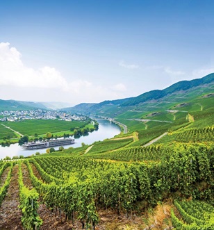 Scenic Crystal cruising Moselle Valley