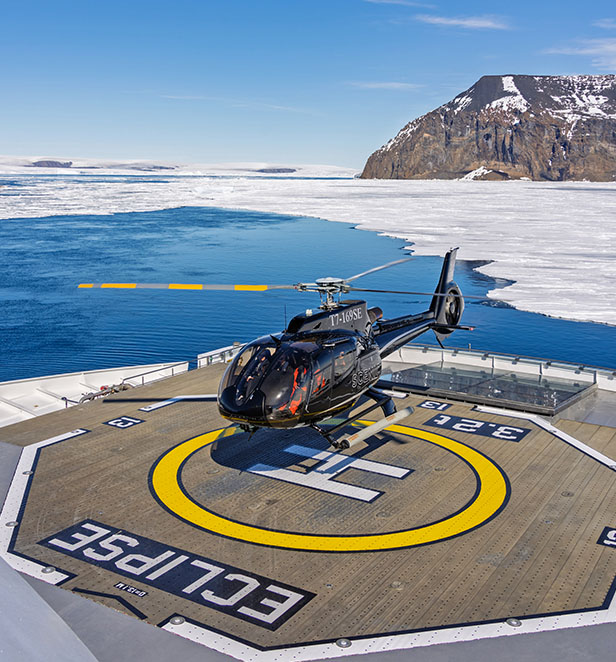 Antarctica, Helicopter Flight