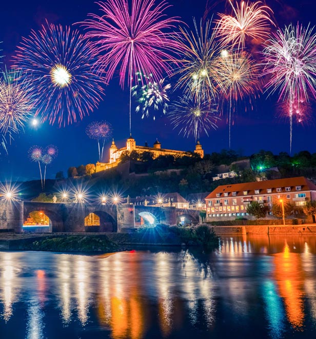 New Year Celebrations, Würzburg, Germany