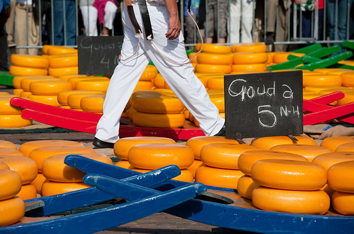 Gouda cheese market