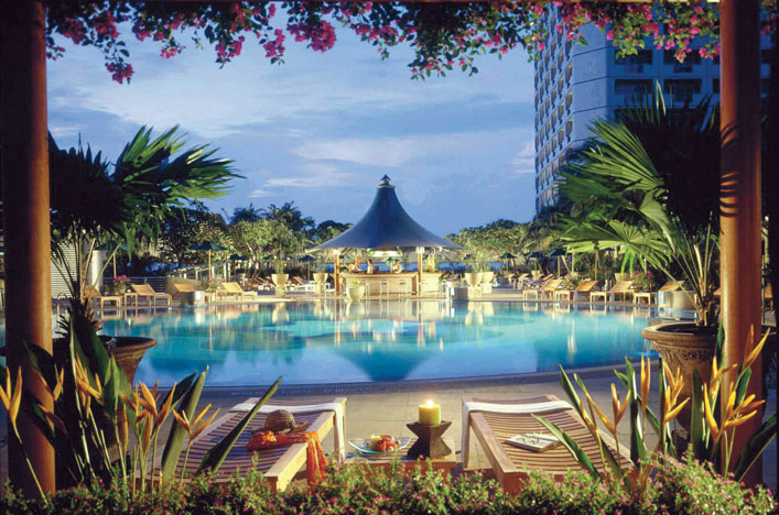 Pool at Fairmont, Singapore