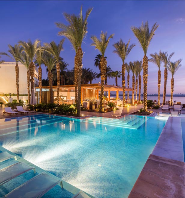 Main pool at Hilton Luxor Resort & Spa, Egypt