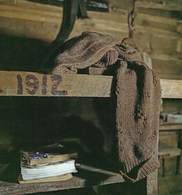 Inside Mawsons Huts, Cape Denison, East Antarctica