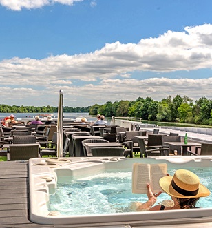 Sun deck on Scenic Sapphire